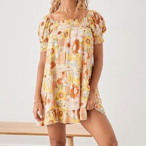 ISO!!!!! American Eagle Floral Puff Sleeve Mini-Dress